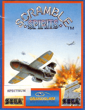 Scramble Spirits box art for ZX Spectrum